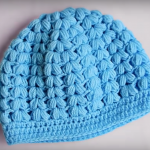 Crochet Puff Stitch Baby Hat