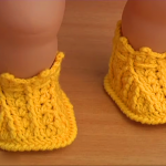Crochet Fast And Easy Baby Booties