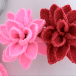 Crochet Beautiful 3 D Flower
