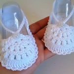 Crochet Fast And Adorable Baby Shoes