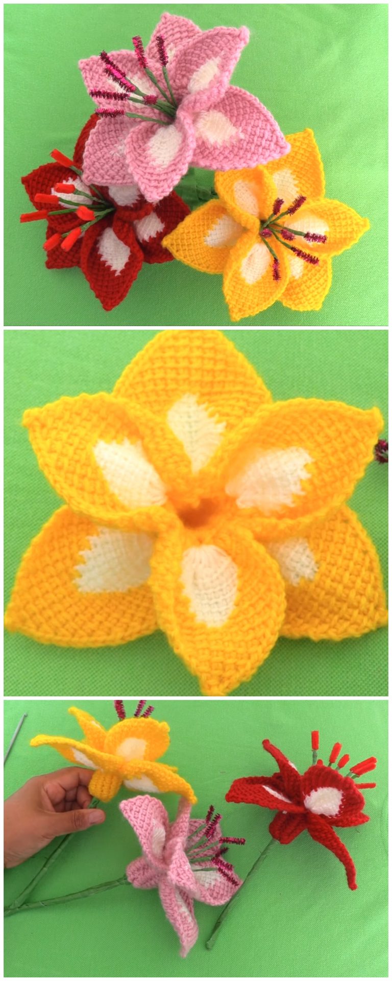 DIY Crochet Lily Flower Crochet Ideas