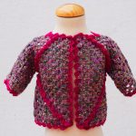 Crochet Fast And Easy Baby Jacket With Two Hexagons