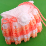 Crochet Colorful Handbag With Braids
