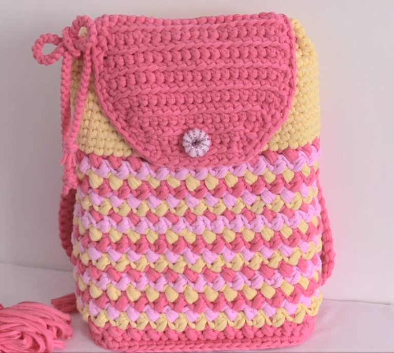 Crochet Reversible 3 D Backpack Crochet Ideas