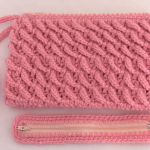 Crochet Horizontal Braided Purse Bag