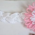 Crochet Headband For Baby With Flower