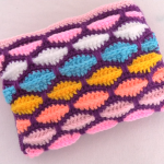 Crochet Mosaic Marshmallow 3D Bag