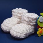 Crochet Newborn Baby Boots