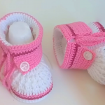 Crochet Ankle Boots For Babies