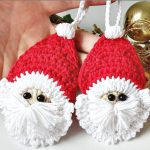 Crochet Lovely Santa Claus Faces