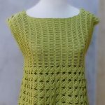 Crochet Short Sleeve Blouse For Women