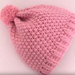 Crochet Cross Stitch Hat For Beginners