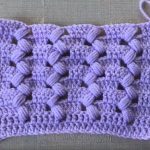 How To Crochet Puff Zigzag Stitch
