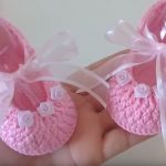 Crochet Beautiful Baby Girl Shoes