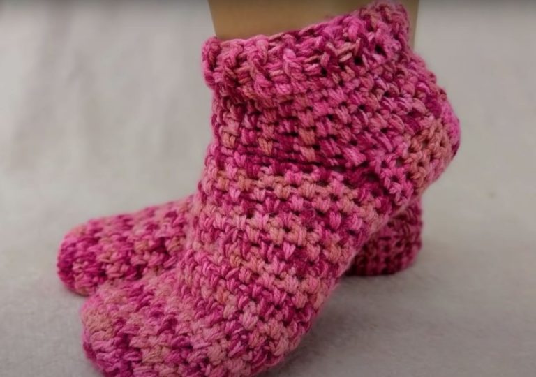 crochet adult socks