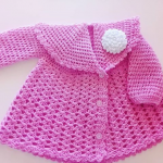 Crochet Fast And Easy Coat For A Baby Girl