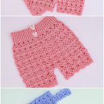 Crochet Easy T-shirt And Shorts Set