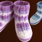 Crochet Slippers For Adults With Braids