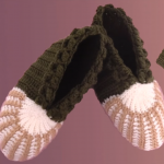Crochet 3 D Slippers For Adults