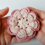 Crochet Rose Flower With Layered Petals