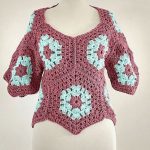 Crochet Sweater With Hexagons