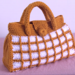 Crochet Lovely Bag With Squares