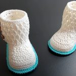 Crochet Baby Boots From 0-3 Months