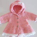Crochet A Beautiful Coat For A Baby Girl