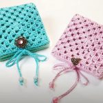 Crochet Lovely Wallet With Granny Square