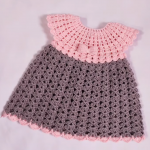 Crochet Lovely Dress For Baby Girl