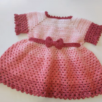 Crochet Beautiful Dress For A Baby Girl