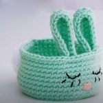 Crochet A Bunny Basket For Easter