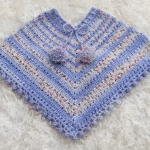 Crochet Lovely Poncho For Children