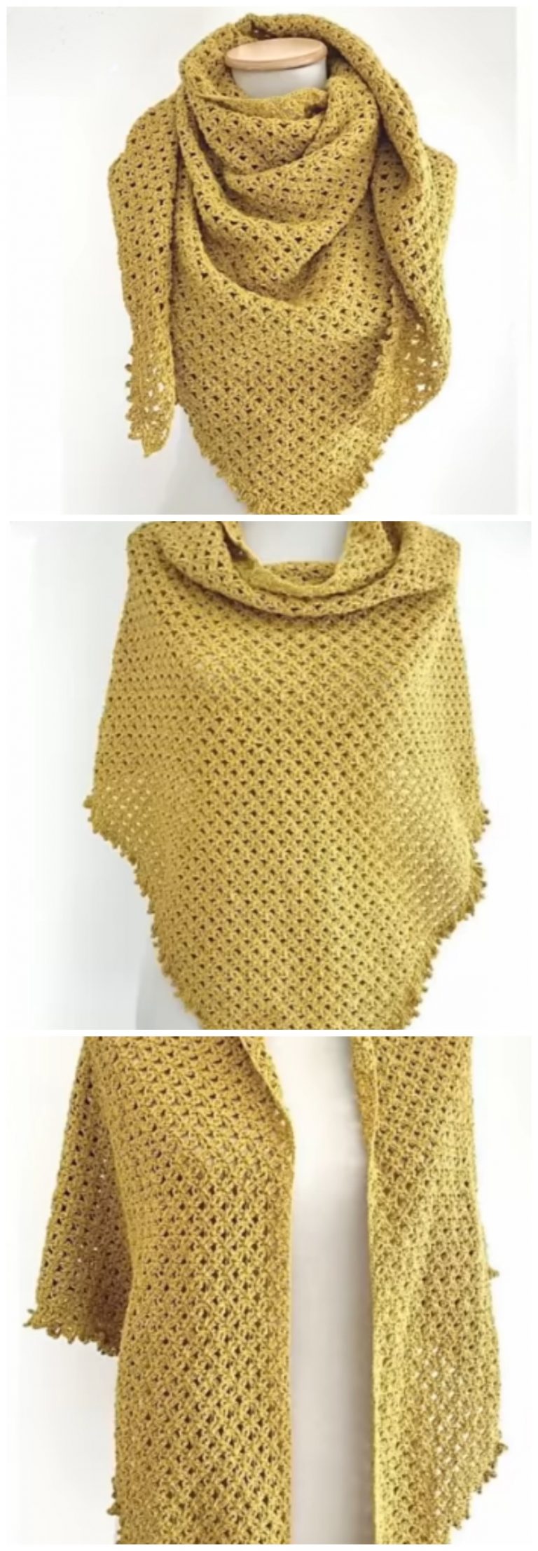 Crochet Super Easy V Stitch Shawl Crochet Ideas