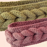 Crochet Headband With Braids For Beginners