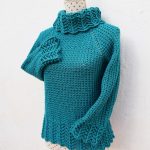 Crochet Turtleneck Blouse