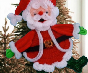 Crochet Santa Claus Decoration