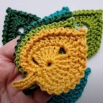 Crochet Beautiful Leaf Applique