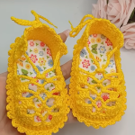 Crochet Cute Baby Shoes