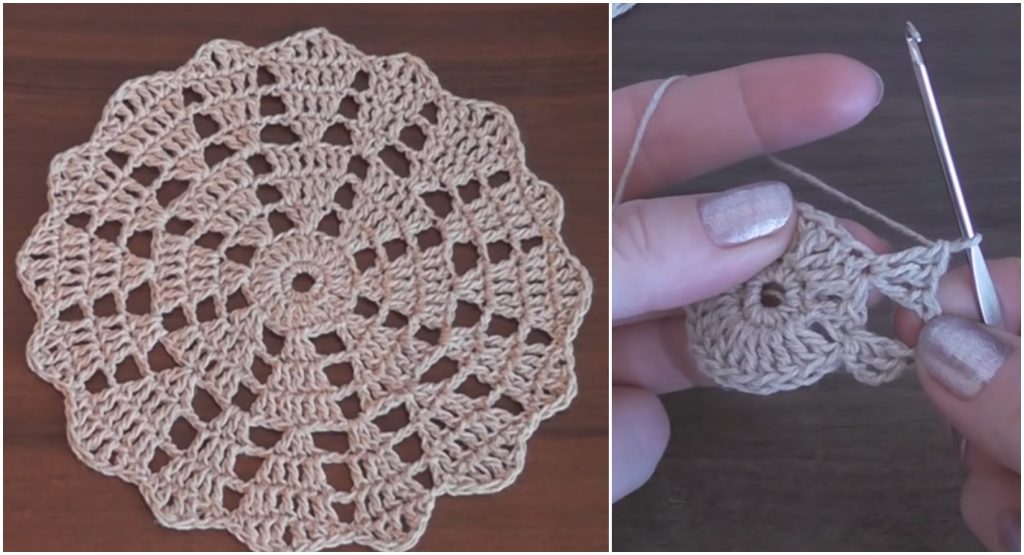 Crochet Lovely Doily Tutorial Crochet Ideas
