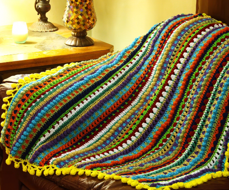 Color Pop Baby Blanket Crochet Ideas