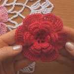 Crochet Doily Flower Part 1