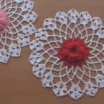 Crochet Doily Flower Part 2