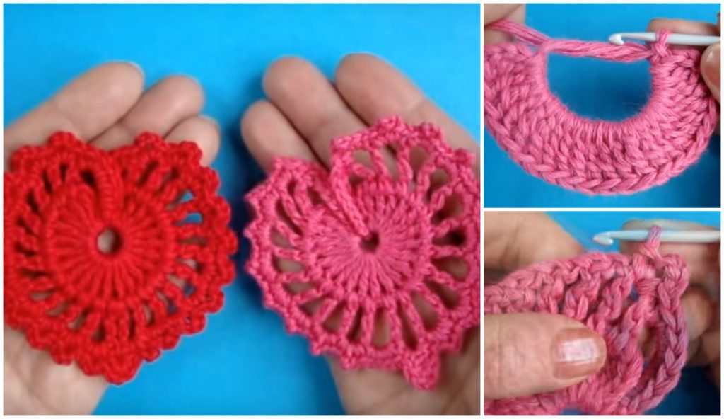 Lovely Heart Tutorial For Beginners Crochet Ideas