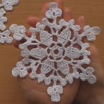 Crochet Snowflake Ornament