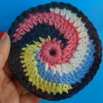 Spiral Crochet Circle Ornament