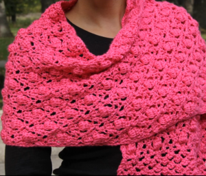 Acorn And Raspberry Stitch Shawl - Crochet Ideas