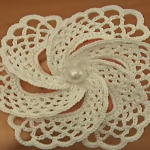 Crochet 6 Petal Adorable Flower