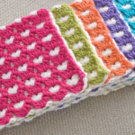 Crochet Reversible Heart Square Tutorial