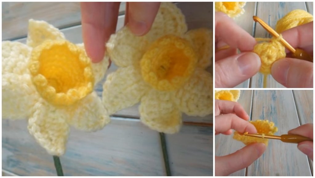 How To Make Daffodil - Crochet Ideas